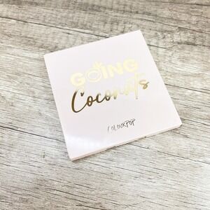NEW Colourpop Going Coconuts Pressed Powder Palette Eyeshadow 9 Colors Browns